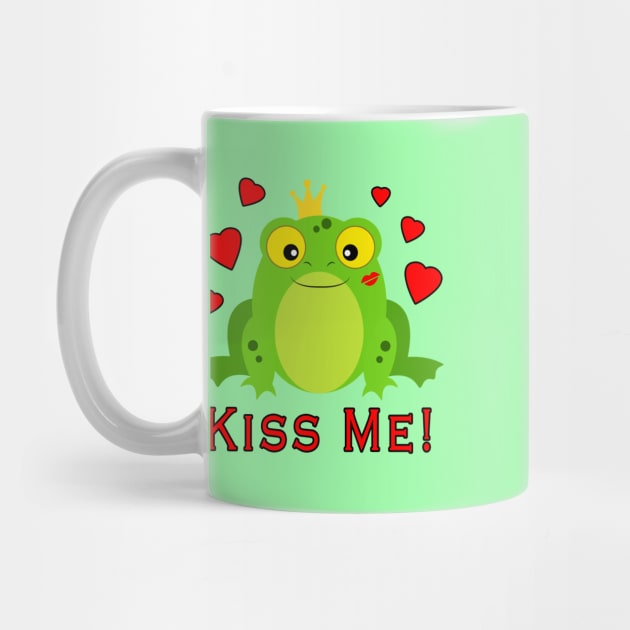 Frog Prince Kiss Me by PenguinCornerStore